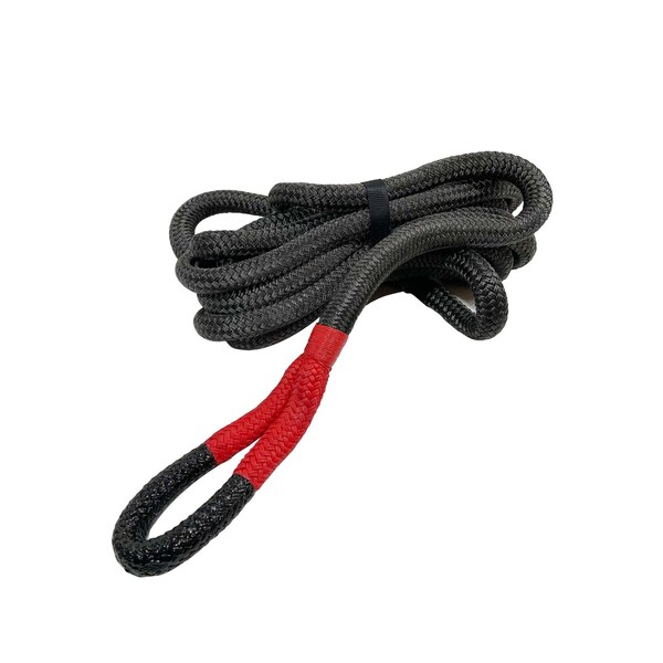 Overland Vcl Tow Ropes & Straps, 1 Inch Width X 30 Foot Length; Rated To 30,000 Pounds; Without Sleeve; Black; 19009916 - main