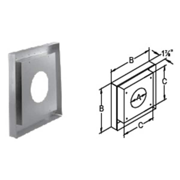Ricki'S Rugs M & G Duravent 58DVA-VSS 5 Inch x 8 Inch DirectVent Pro Siding Standoff RI2548236 - main
