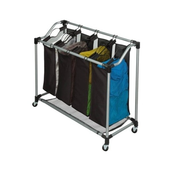 Honey-Can-Do Laundry Sorter, 4-Compartment SRT-01682 - main