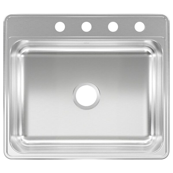 Kindred KINDRED CSLA2522-6-4N Sink, 23 in W Bowl, 6 in D Bowl, Stainless Steel CSLA2522-6-4N - main