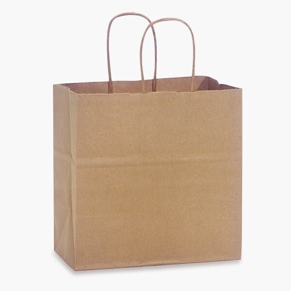 Nashville Wraps 100% Recycled Kraft Paper Bags, Junior 8x5x8in, 25PK RKMJR - main