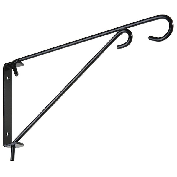 National Hardware V2650 Series Swivel Bracket, 9-1/2 in L, 5.15 in H, Steel, Black N274-761 - main