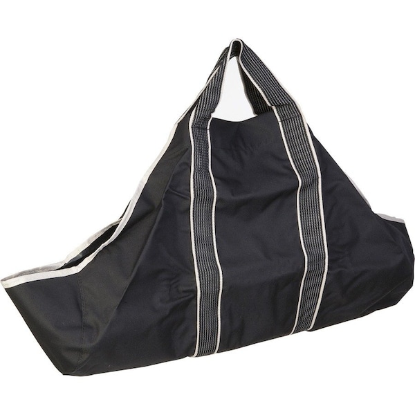 Panacea Navy Matte Canvas Log Rack 15251 - main