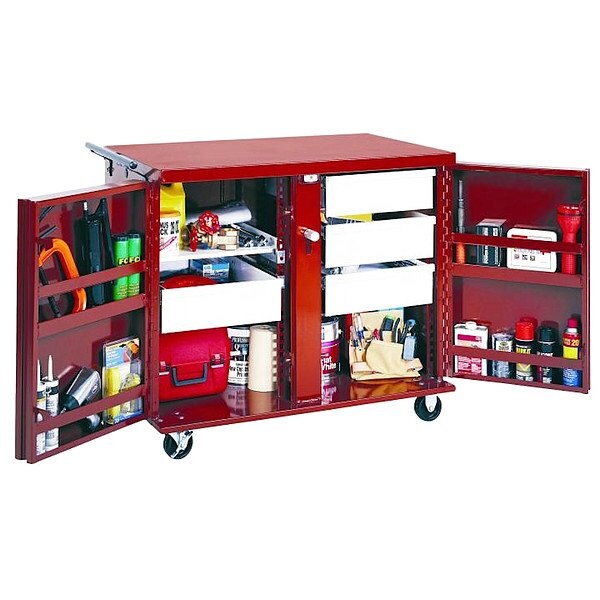 Crescent Jobox Jobsite Cabinet, Brown, 49 in W x 26-7/8 in D x 40-5/8 in H 677990 - main