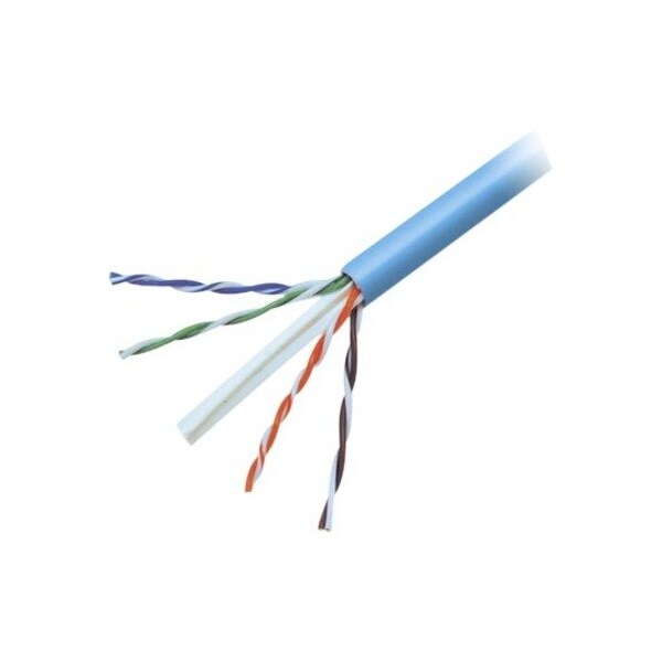 Belkin Cat6 Solid Bulk Cable 4Pr; 24 Awg, 1000Ft, Blue, Plenum A7L704-1000BL-P - main