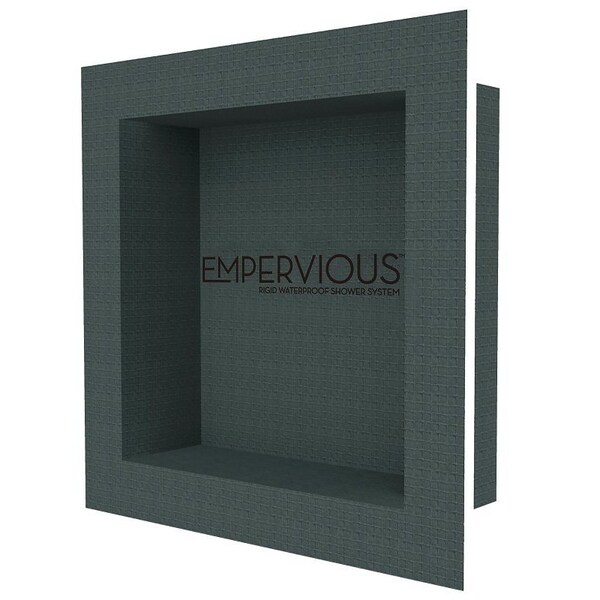 Emser Tile Empervious Series Shower Recess Niches, Fiberglass/XPS Foam, 16 in W, 16 in H ZGBN1616F - main