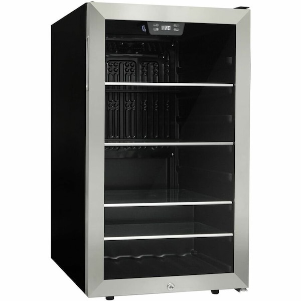 Danby Products Danby Beverage Center, 1 Glass Door, 4.5 Cu.Ft Capacity DBC045L1SS - main