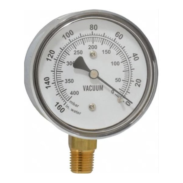 Gast Blower Relief Valve, Male NPT, 1/4 in Inlet, 160 psi Max, 3.35 in Overall Length AE134 - main