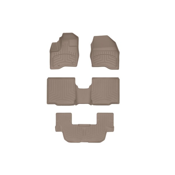 Weathertech Tan, Front and Rear and Rear FloorLiner HP 45359-1-4-3IM - main
