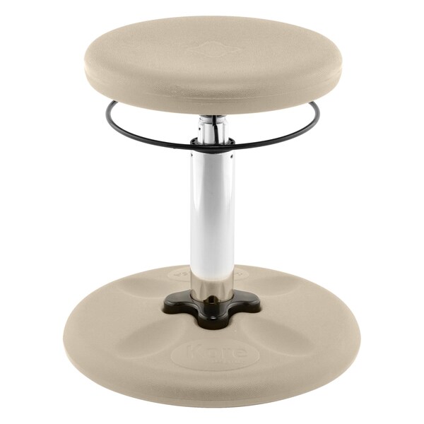 Kore Design Kids Adj. Standard Wobble Chair for Schools, Classrooms, 14-19in tall, Active Seating, Sand Dollar 803926 - main