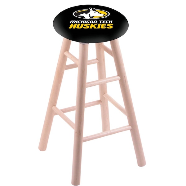 Holland Bar Stool Co Maple Bar Stool, Natural Finish, Michigan Tech Seat RC30MSNat - main