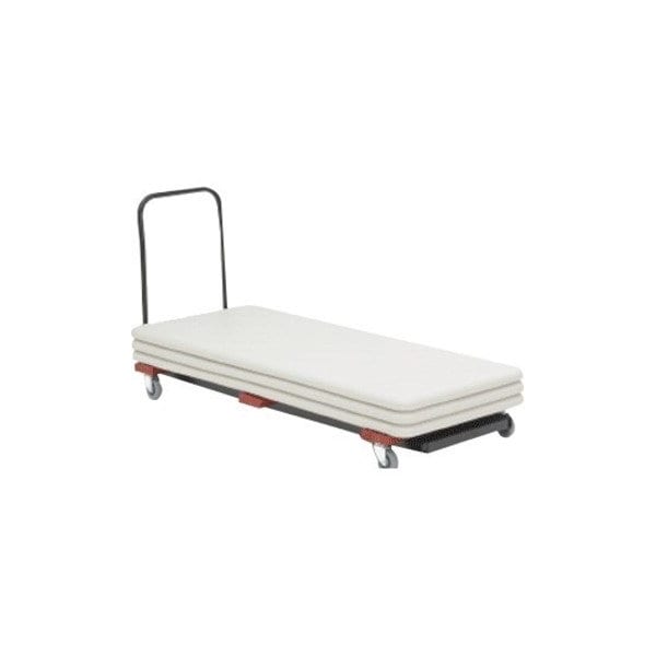 Iceberg Igear Folding Table Cart, 20 Table Capacity, 8 ft L, Black 64148 - main