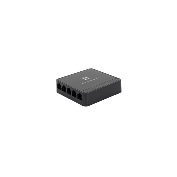 Cable Wholesale 5 Port 10/100/1000 Gigabit Ethernet Switch, Black, Energy Efficient Ethernet / IEEE 802.3az Support 71X6-01305 - main