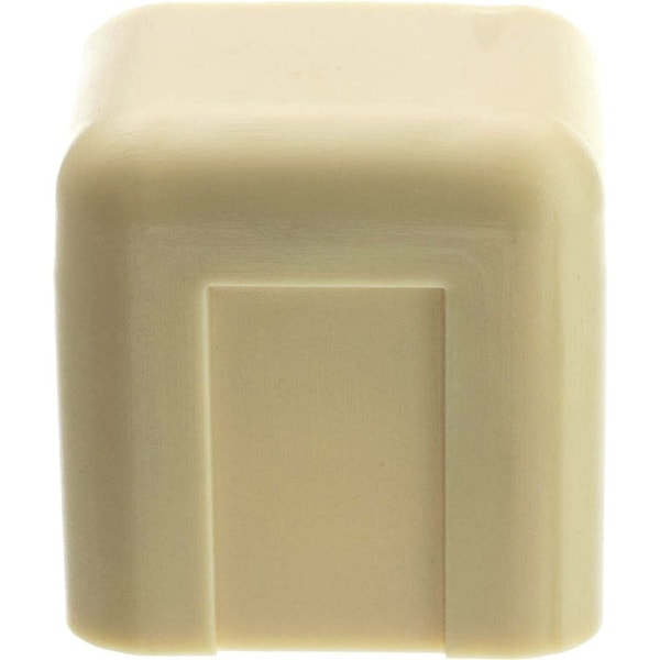 Cable Wholesale End Cap Raceway, 31R1 Series, Ivory 31R1-005IV - main