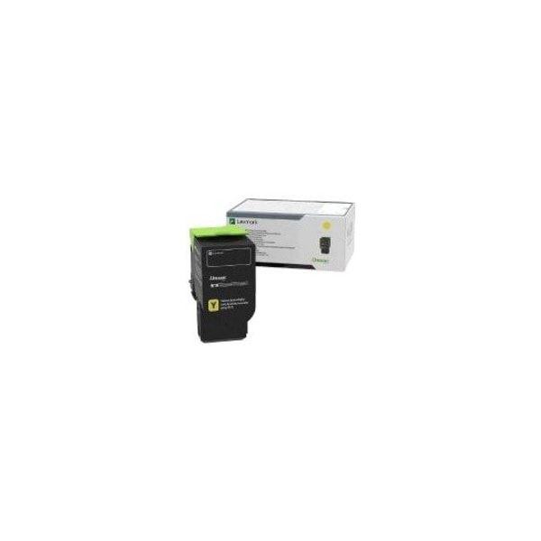 Lexmark High Yield Yellow Toner Cartridge, 5000 Yield 78C0X40 - main