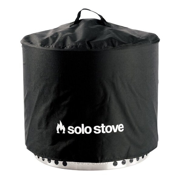 Solo Stove Bonfire Shelter, 22 in L, 22 in W, Aluminum/Polyester, Black SSBON-SHELTER-BLK - main