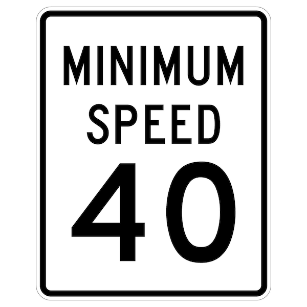 Sign Solutions Usa Traffic Sign, 24 in Width, Aluminum Sign, Vertical Rectangle DUS06DWT2430R2-4P40 - main