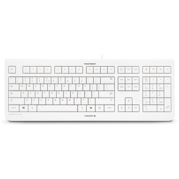 Cherry Keyboard, Wired, 17-3/5"Wx6-1/5"Lx1-1/10"H, Pale Gray JK-0800EU-0 - main