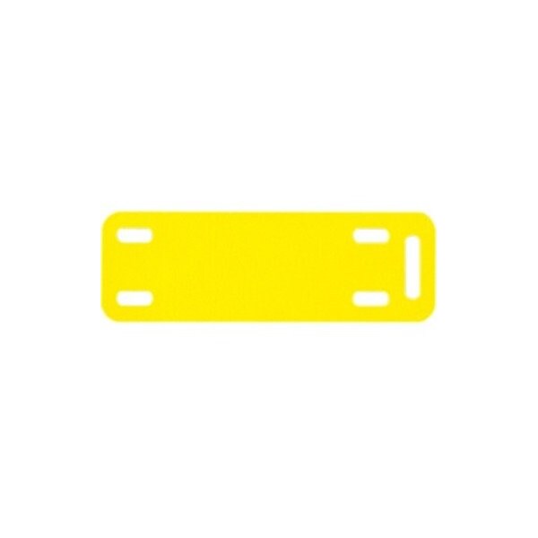 Panduit Thermal Marker Plate, 2"x0.5", Yellow M200X050Y6T - main