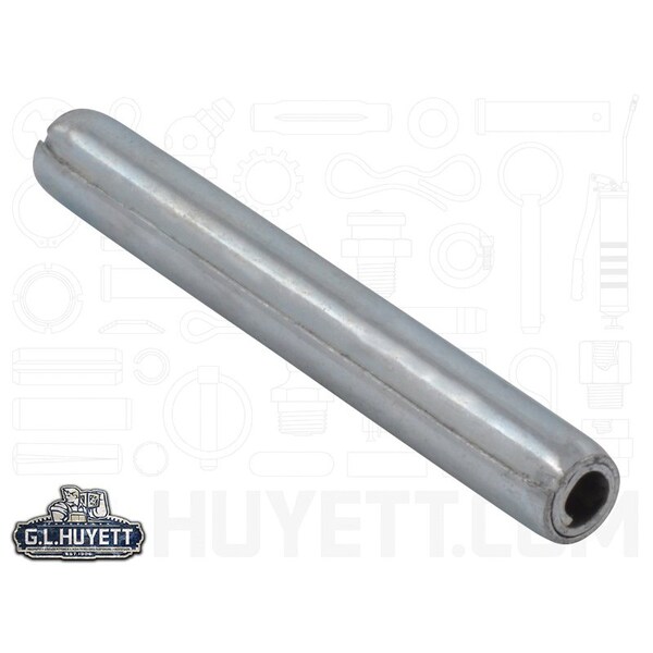 Huyett Coiled Spring Pin, Standard Duty, Zinc Plated High Carbon Steel, 0.188 in Dia x 1.500 in Length SPCZ-187-1500 - main