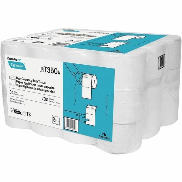 Cascades Pro High Capacity Bathroom Tissue 3.75, PK36 T350 - main