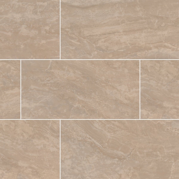 Msi Onyx Sand 12 in. X 24 in. Polished Porcelain Floor And Wall Tile, 8PK ZOR-PT-0588 - main