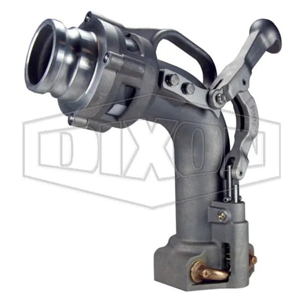 Dixon 6500 Self-Locking Drop Elbow, 4 in Nominal, Aluminum 6530C - main