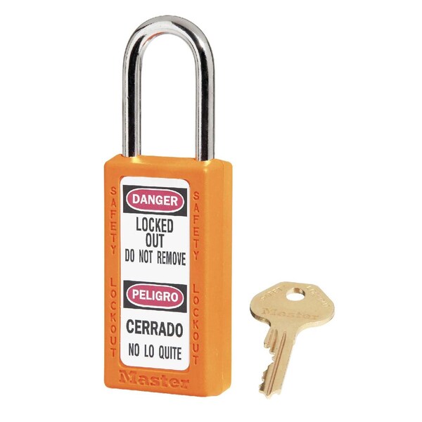 Nmc Orange W/3 Body Safety Lock-Out Padlo MP411O - main