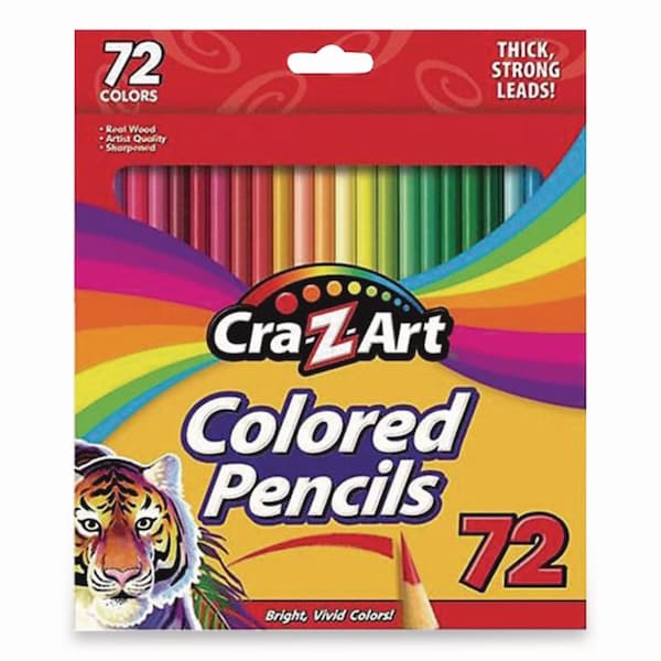 Cra-Z-Art Colored Pencils, 72 Assorted Lead and Barrel Colors 10402-24 - main