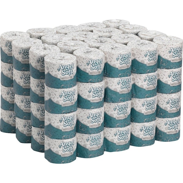 Georgia-Pacific Angel Soft Professional Series, Standard Core, 2 Ply, 450 Sheets, White, 80 PK 16880 - main