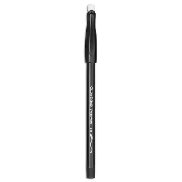 Paper Mate Pen, Erasermate, Bp, Med, Bk, PK12 3930158 - main