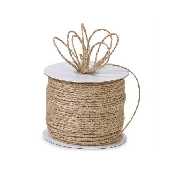 Nashville Wraps Natural Brown Burlap Twine, 1/16x100 yards RP24002 - main