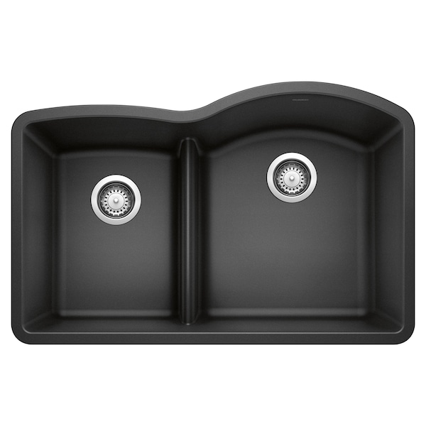 Blanco Diamond 1-3/4 Low Divide Reverse, Anthracite 441598 - main