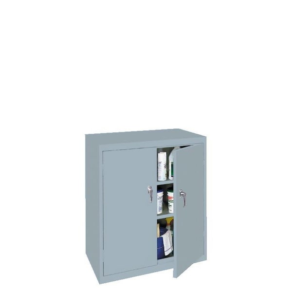 Steel Cabinets Usa Counter Height Storage Cabinet, 42 in H, 36 in W, Denim Blue ABL-364-DB - main