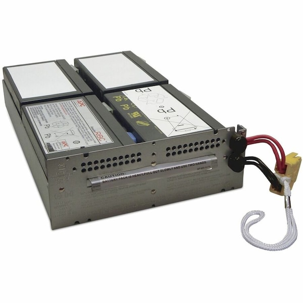 Apc UPS Battery, Mfr. No. SMT1500RM2U, 48V DC, Detachable Cable APCRBC133 - main