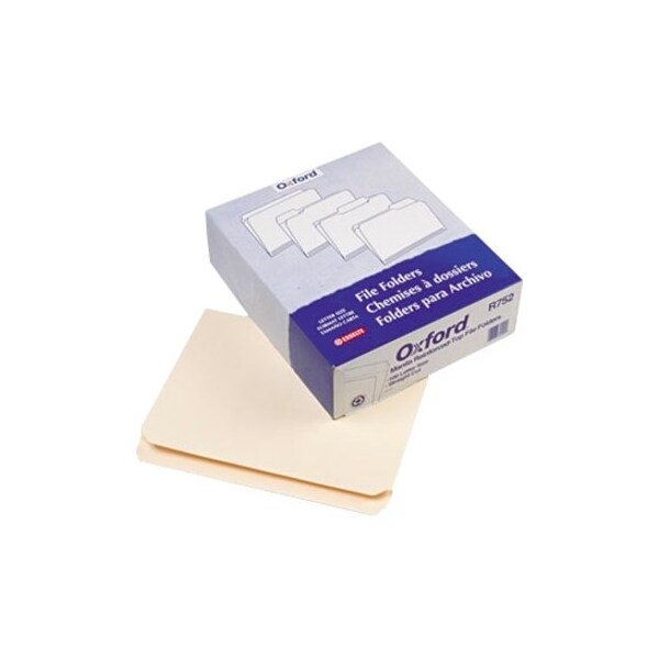 Pendaflex R752 Reinforced Top File Folders- 11 pt. Manila- Straight Cut- Top Tab- Ltr- 100/Box R752 - main