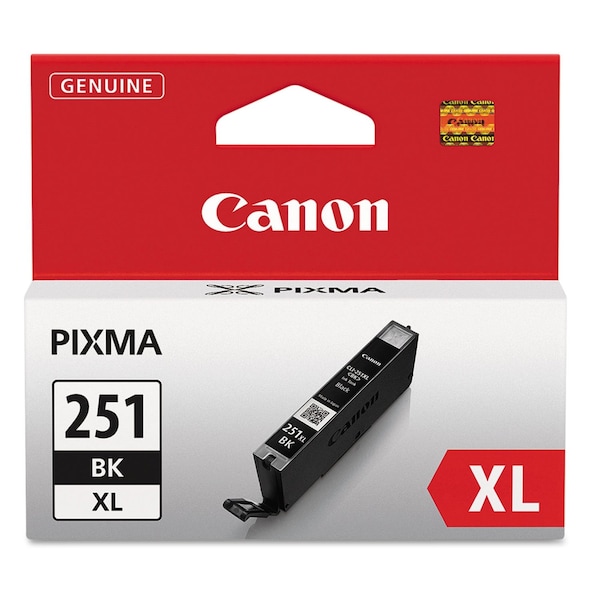 Canon Ink Cartridge, Cli-251Xl, Black 6448B001 - main