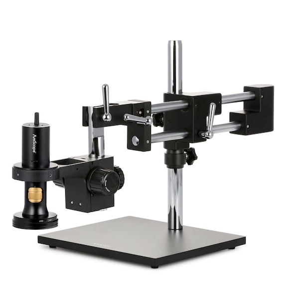 Amscope DM756 1080p All-in-One Wi-Fi/USB Digital Microscope 0.7X-5.6X w/Zoom Optics on Double-Arm Boom-Stan DM756W2-DAB - main
