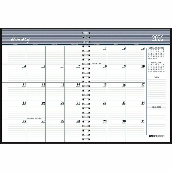 House Of Doolittle Appointment Planner with Expense Log, 6.88'' x 8.75'', December 2024 - January 2026 26802 - main