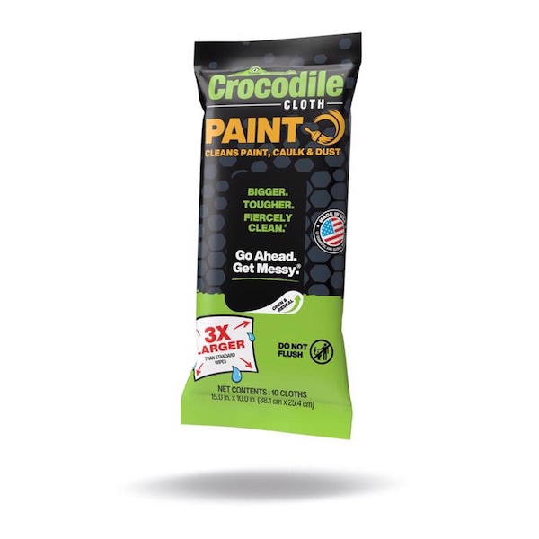 Crocodile Cloth Paint Cleaning Cloth 15 in. W X 10 in. L 10 wipes 10 pk 6920-010 - main
