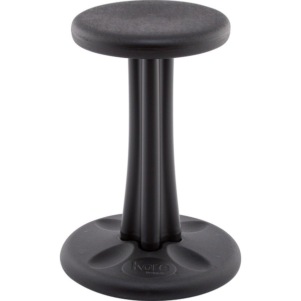 Kore Pre-Teen Wobble Chair, 18.7in, Black KOR598 - main