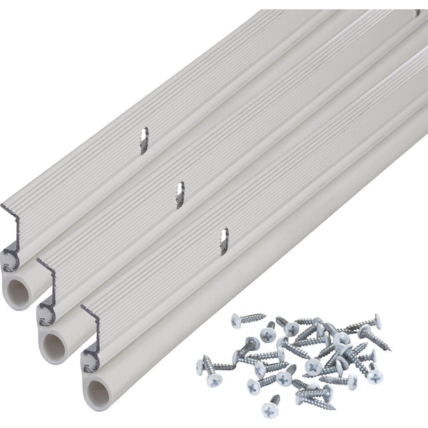M-D Building Products Building Products White Aluminum and Vinyl Screw-on Top and Sides Door Seal Kit 1958 - main
