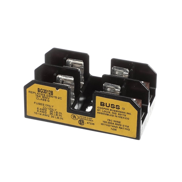 Henny Penny Holder, Fuse, 600V, 15A, Class G MM202636 - main