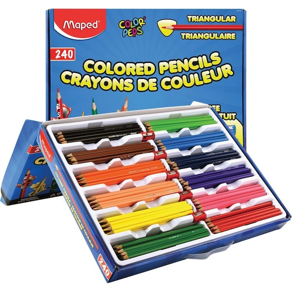 Maped Color'Peps Triangular Colored Pencils School Pack 832070ZV - main