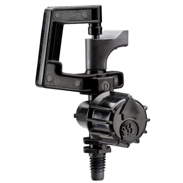 Rainbird Rain Bird Rotary Micro Sprinkler, 1/4 in Connection, 0 to 33 gph, Black, Full-Circle RS4PKSX - main