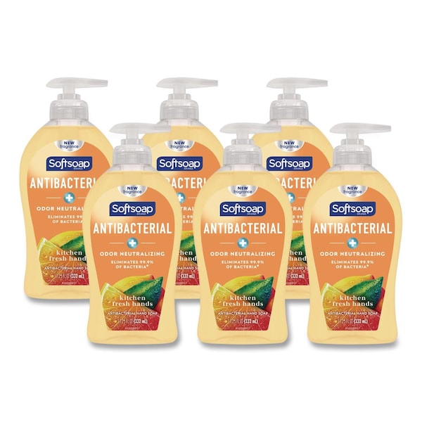 Softsoap Liquid Personal Soaps, Citrus, Pump Bottle, 6 PK US04206A - main