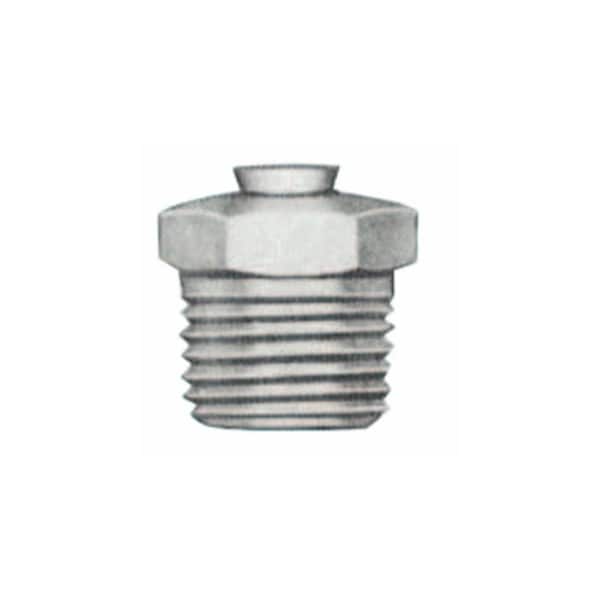 Alemite Relief Fittings, Straight, 1/2 in, Male/Male, 1/8 in (PTF), 5 psi, 50PK 025-LAGN-47200 - main