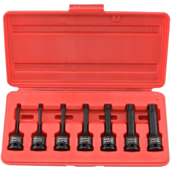 Neiko 0.375 in Dr. Torx Impact Bit Socket Set 01132B - main