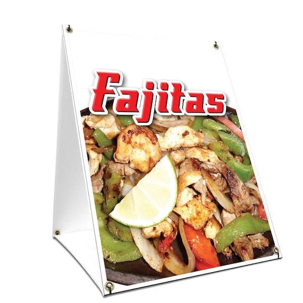 Signmission Fajitas, 24 Inch x 18 Inch A-frame Yard Sign, Plastic Sign SBC-1824-Fajitas - main
