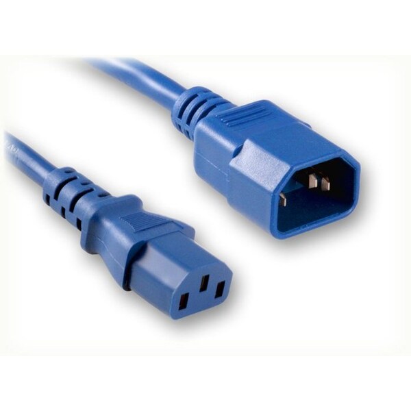 Quail Electronics 4' UNIV. JUMP BLU C14 TO C13 3500.048BLU - main